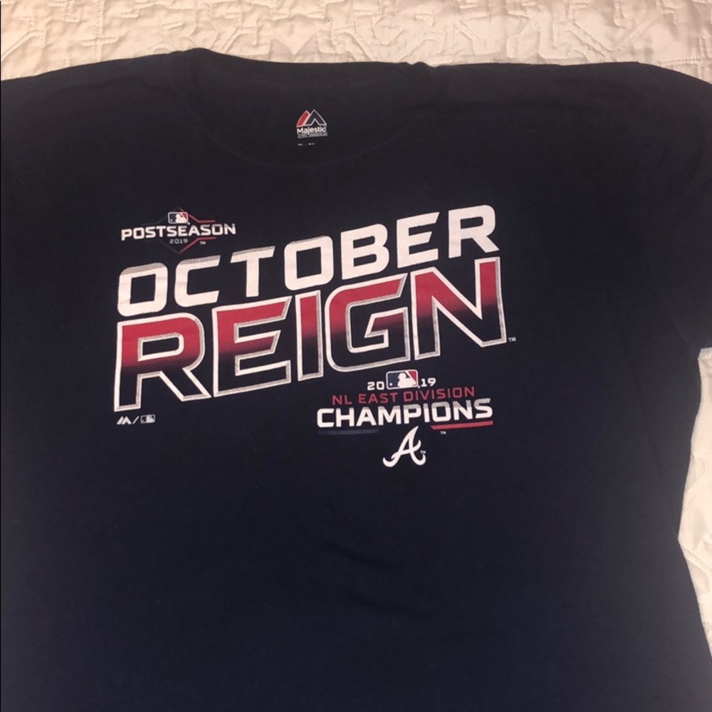 Atlanta Braves baseball champions t shirt xl